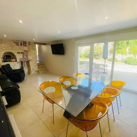 Maison En Pierre De Caen Charmante Et Confortable Et Sa Terrasse Privative Entre Terre Et 펜션 *